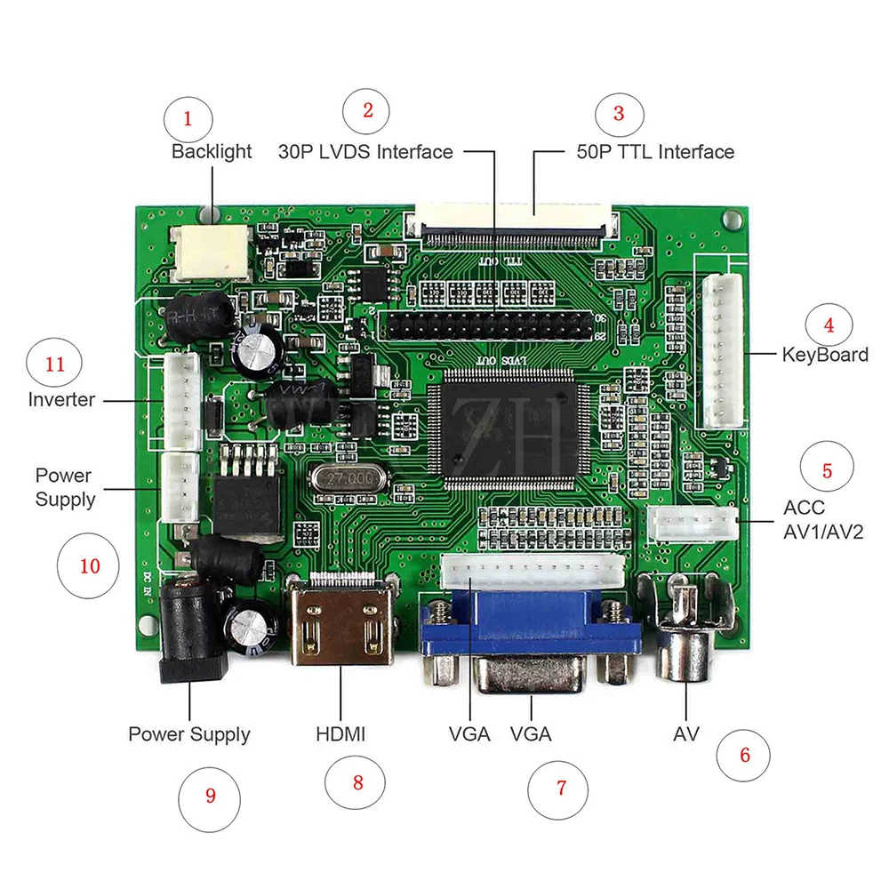 HDMI + VGA плата управления монитор комплект для N156B6 B156XTN03 B156XW02 B156XW04 ЖК-светодиодный экран управления Лер плата драйвер