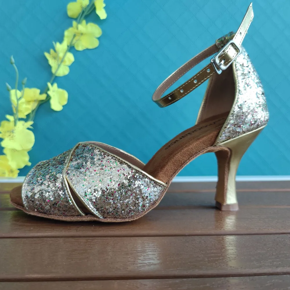 Zapatos De Baile Evkoo/Танцевальная обувь Новое поступление Танцевальная на каблуке 7 см