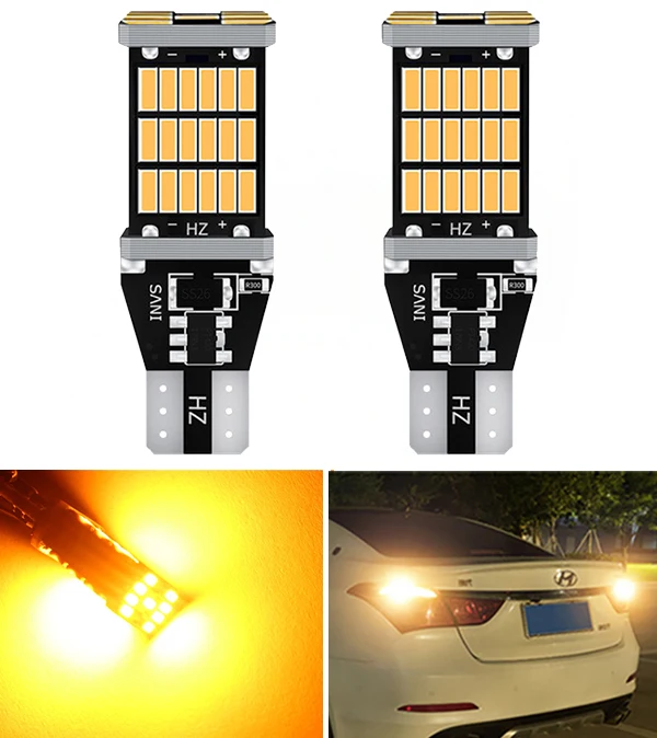 

2X T15 W16W светодиодные лампы Canbus, автомобильный задний резервный фонарь для Renault Duster Megane 2 3 Logan Clio 4 Captur Scenic без ошибок T16 12 В