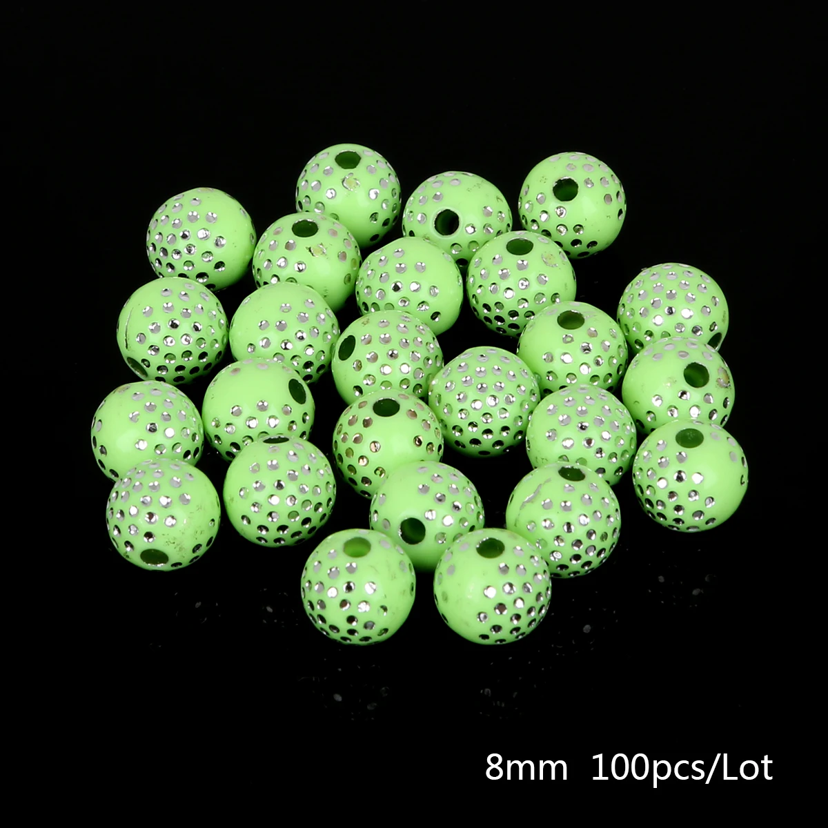 100 шт./лот 8 мм круглые акриловые бусины стразы для изготовления ювелирных изделий