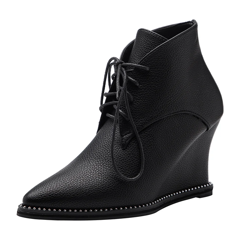 

Женские ботинки Martin в европейском стиле, весна 2020, новая британская женская обувь, короткие ботинки на высоком каблуке с острым носком, боти...