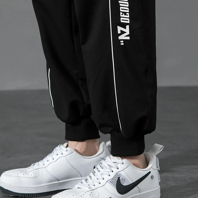 

Men's Cargo Pant loose-fitting trousers casual loose-fitting trousers sports pants plus size 4XL with letter patterns