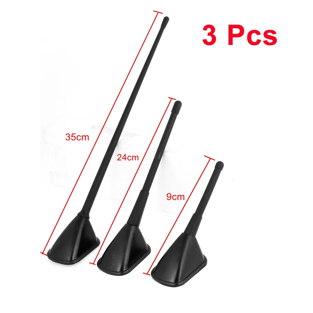 UXCELL 3 в 1 черная пластиковая внешняя антенна Fm Am для автомобиля|dummy antenna|am antennaantenna