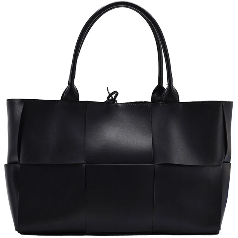

Luxury Brand Large Weave Tote bag 2021 Fashion New High-quality PU Leather Women's Designer Handbag High capacity Shoulder Bags