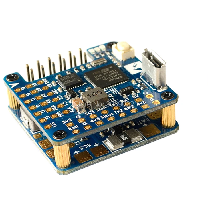 Контроллер полета Matek Mateksys F411 WSE Compact Flight Controller & BEC выход 5 В встроенный 2 6S ESC 78A