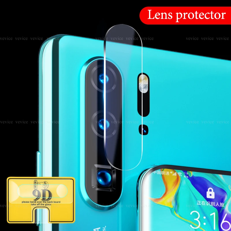 2 шт 9D HD Противоударная пленка для объектива камеры huawei P30 lite Pro Защита от царапин