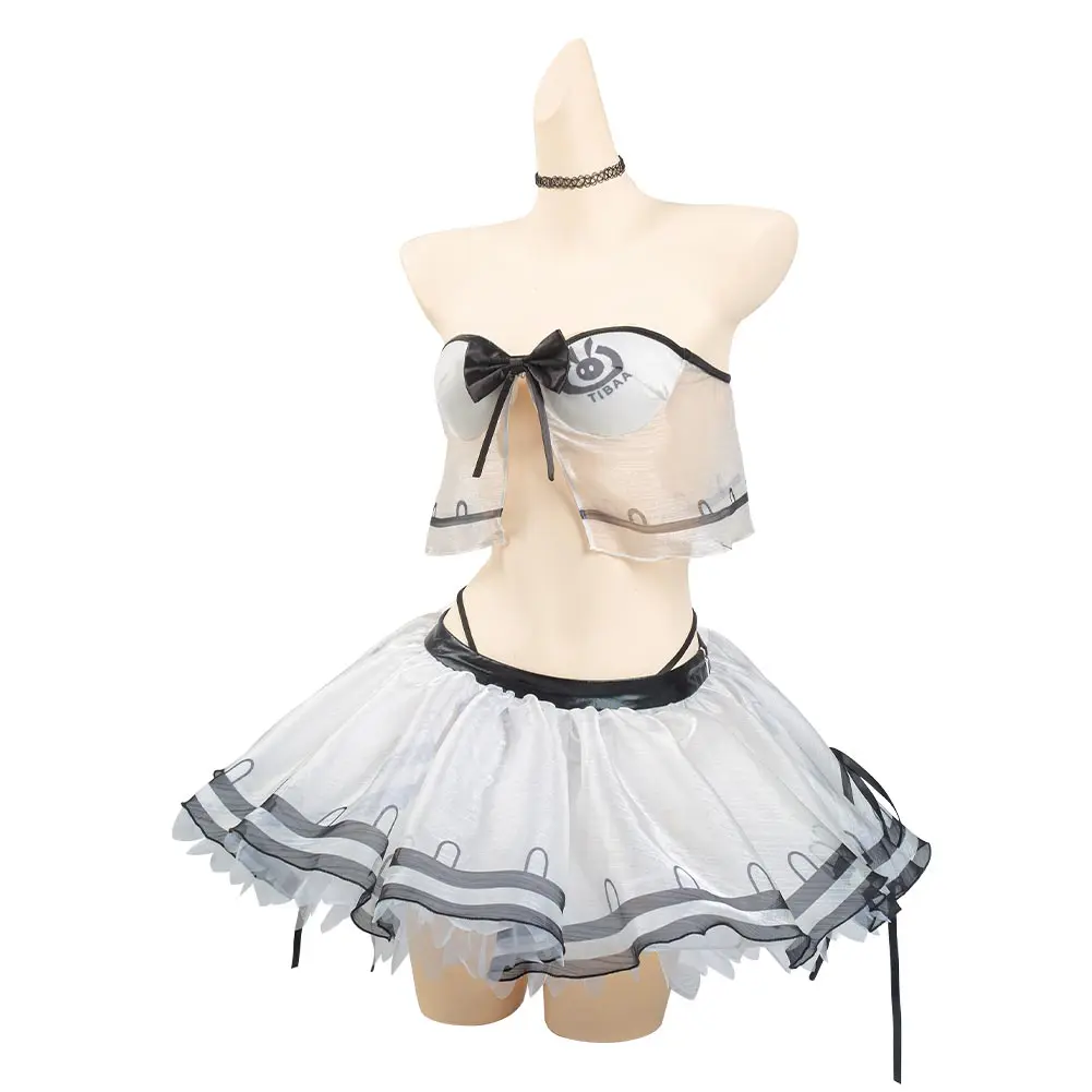 Женские летние костюмы для косплея arknight из веревки с цветами купальники юбка на