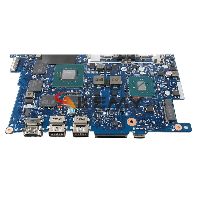 

5B20N00280 / DY512 NM-B191 Genuine Working Motherboard w/ i7-7700HQ 2.8GHz CPU & GTX 1050Ti 4G GPU For Lenovo Legion Y520-15IKBN