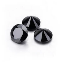 letmexc customize small size of black moissanite gemstone beads 1 0 carat per pack