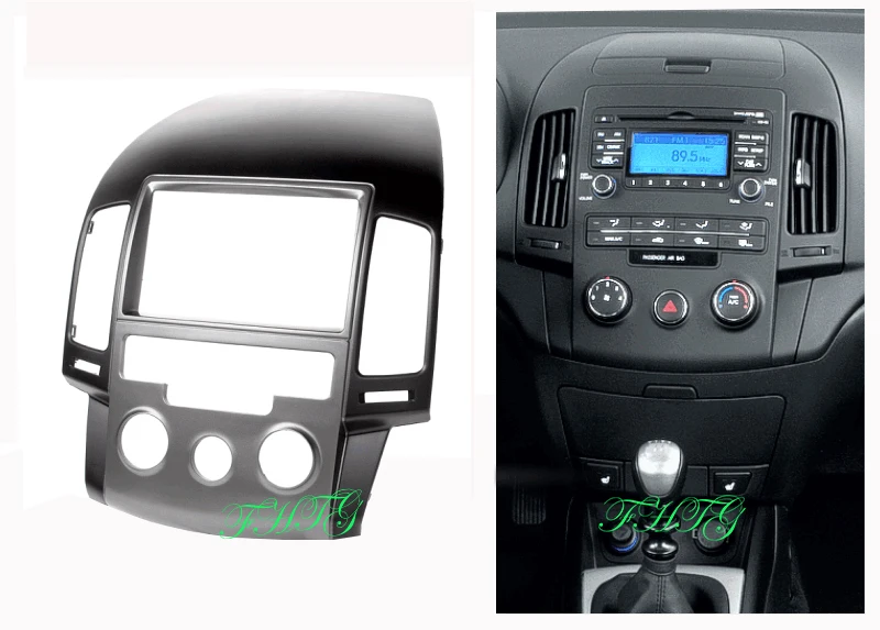 Автомобильный радиоприемник Fascia комплект приборной панели подходит для 2009 HYUNDAI I