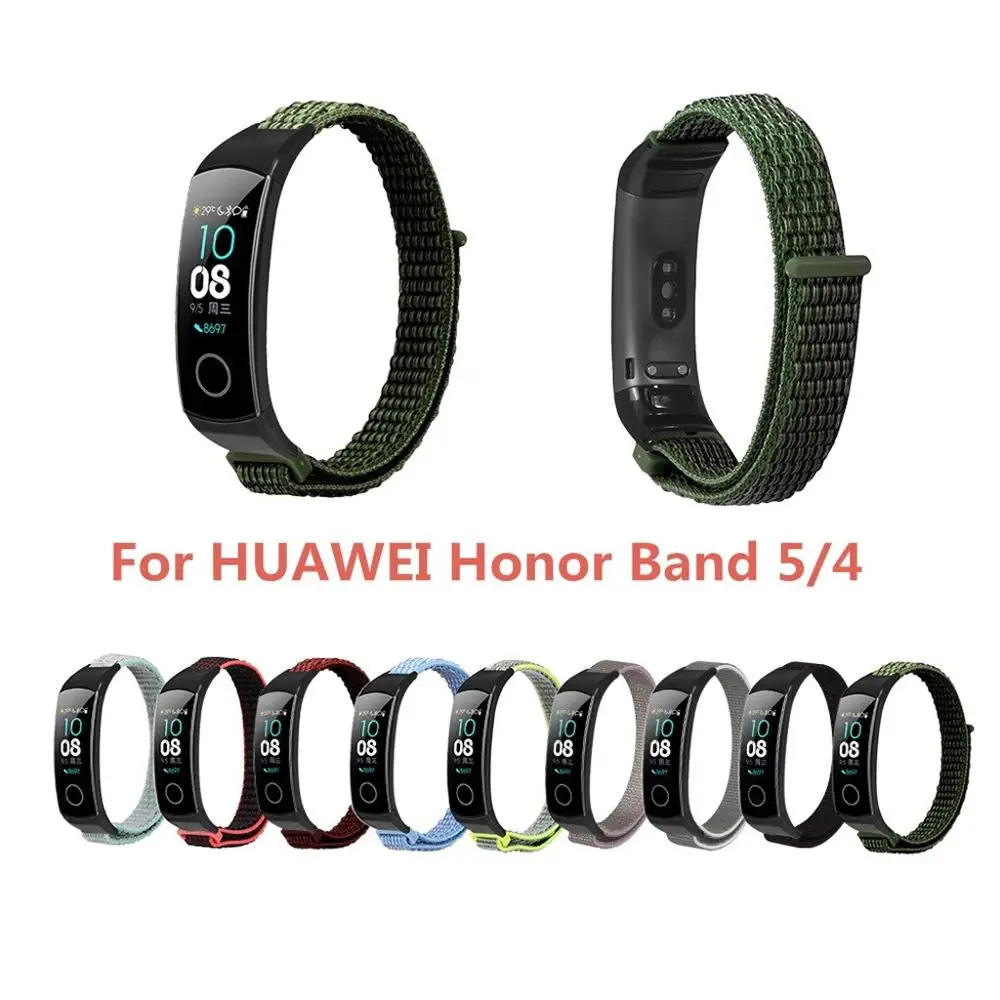 Сменный нейлоновый спортивный ремешок для часов Huawei Honor Band 5/4 унисекс модный