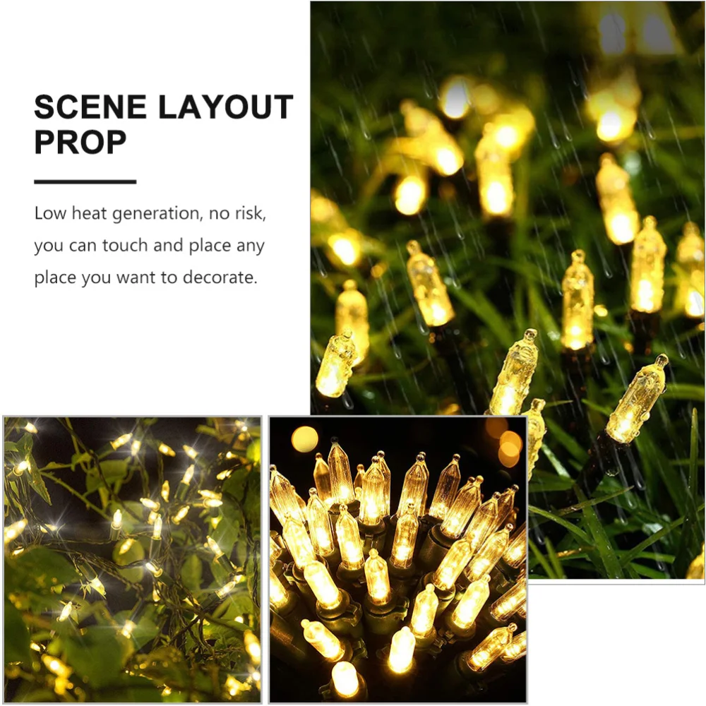 

1Set Garden Layout Night Light Delicate Light String Ornament Solar Light Decor
