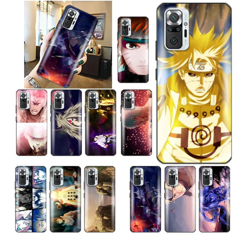 

N-Narutos Sasuked Kakashi Gaara Phone Case For Redmi Note 10 10X 10T Pro 4G 5G Aesthetic Anime Waterproof Ultra Thin Cheap Cool