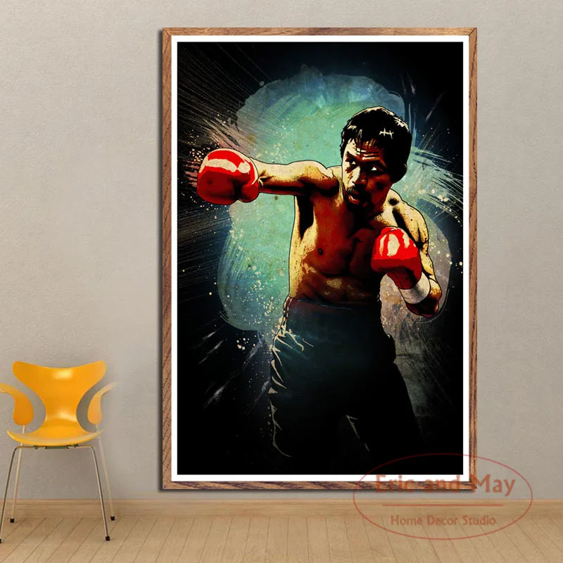 

Posters And Prints Boxer Fighters The Legends Sports Movie Pictures On The Wall Canvas Painting Decoration Home Decor Plakat