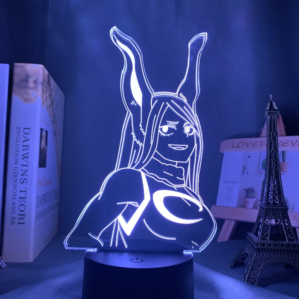 

Anime Lamp My Hero Academia Rumi Usagiyama for Bedroom Decor Birthday Gift Manga Gadget My Hero Academia 3d Light Rabbit Hero