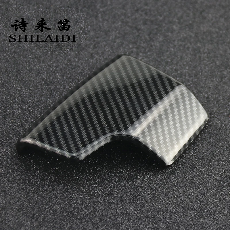 Автомобильный Стайлинг консоль из углеродного волокна ручка переключения