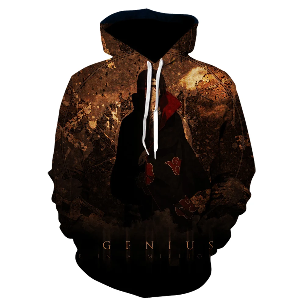 

Spring and Autumn Men's and Women's Hoodies 3D Printing Japanese Anime Kakashi Children's Pullover Sweatshirt Fashion Caot