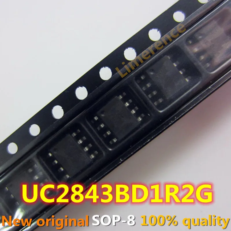 

100% nuevo 10-50units/lote original UC2843BD1R2G UC2843B 2843B SOP-8 IC integration Authentic Bridge driver chip