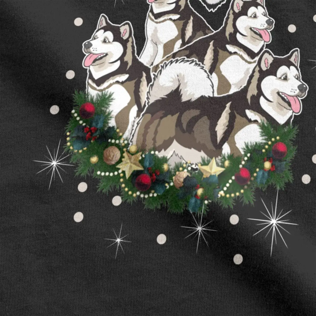 Рождественская елка с надписью &quotMerry Christmas&quot забавные мужские футболки Хаски