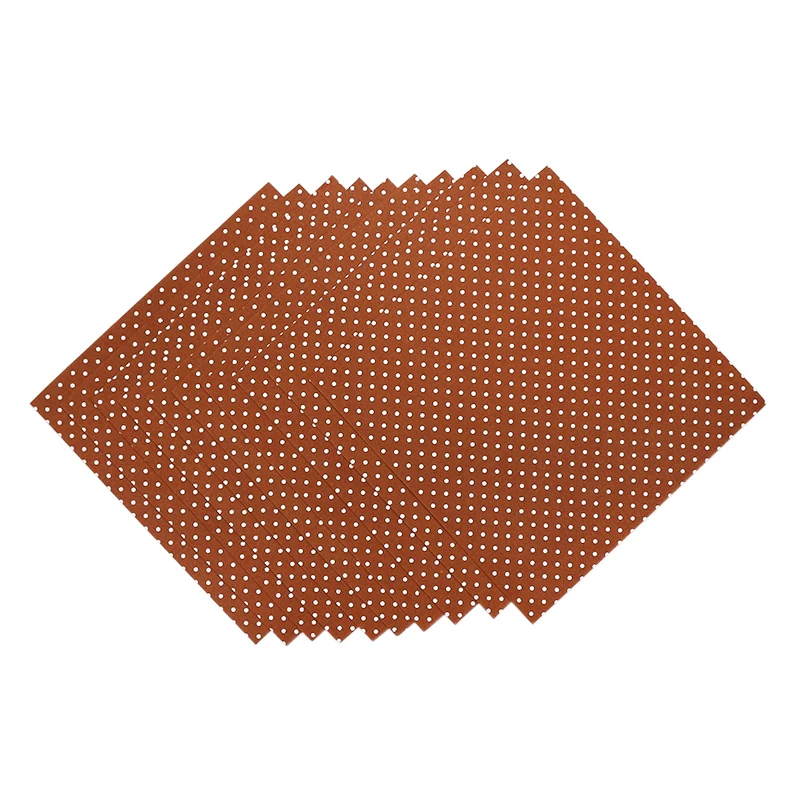 Eco-friendly коричневого цвета и узором в горошек Фабричный войлок толщина 1 мм