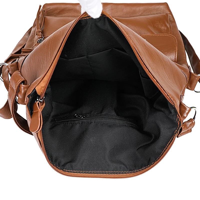 

Luxury Bags Women PU Leather Bags for Women Casual Tote Bags Large Capacity Work Package A4 Vintage Handbags Multifunction Totes