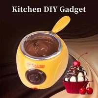 new diy electric fondue maker chocolate cheese chocolate melting pot chocolate caramel cheese sauces baking kitchen accessories