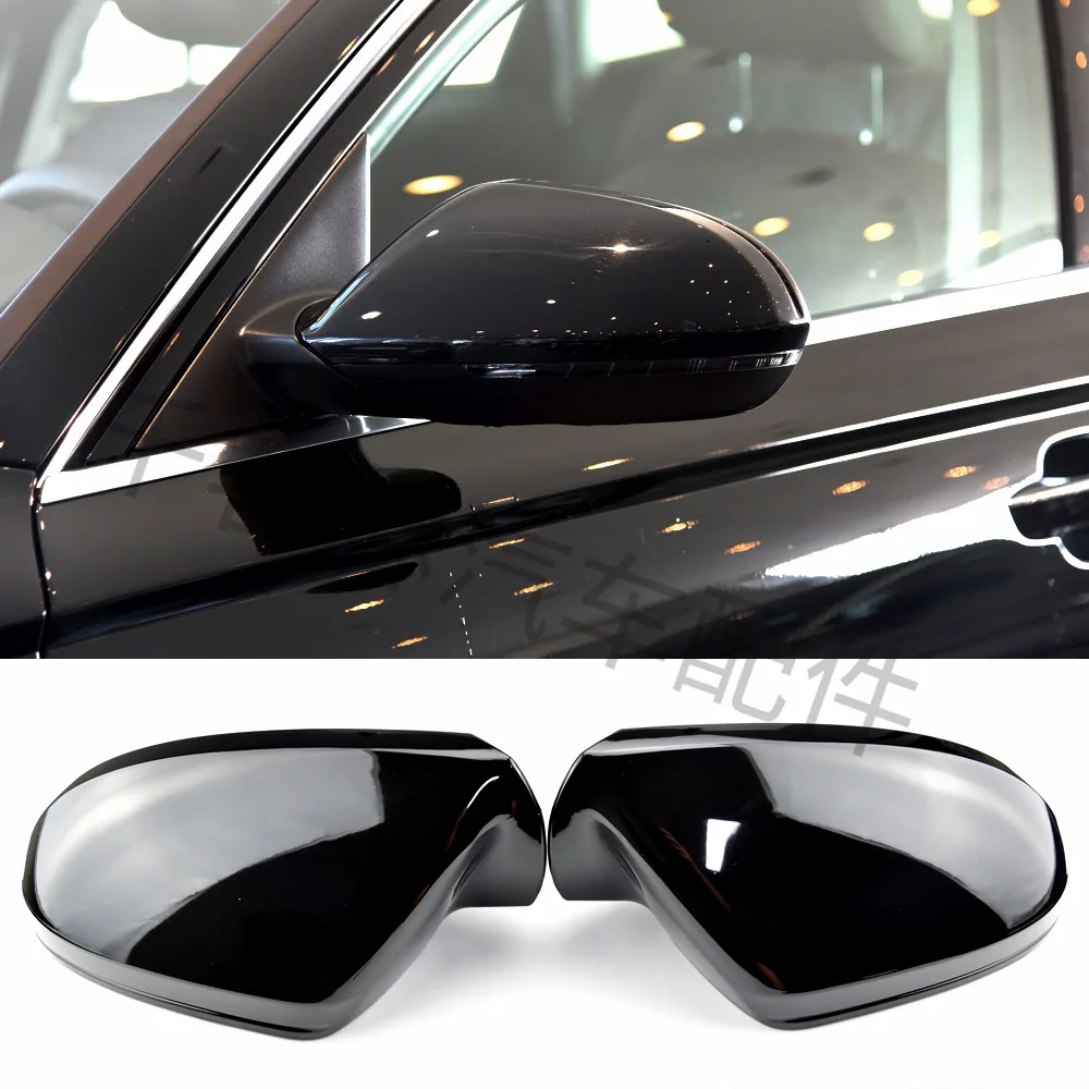 

Suitable for 2012-2018 Audi A6 S6 C7 4G 12-18 models Bright black rearview mirror housing mirror shell rearview mirror cover