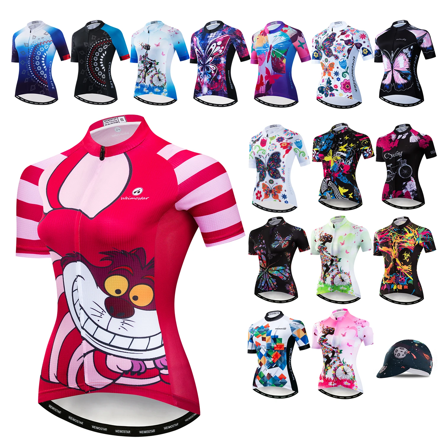 

2021 Cycling Jersey Women Ropa Ciclismo Maillot Bike Jersey Summer Short Sleeve Bike Shirts Tops Lady pro Bicycle Clothing Wear