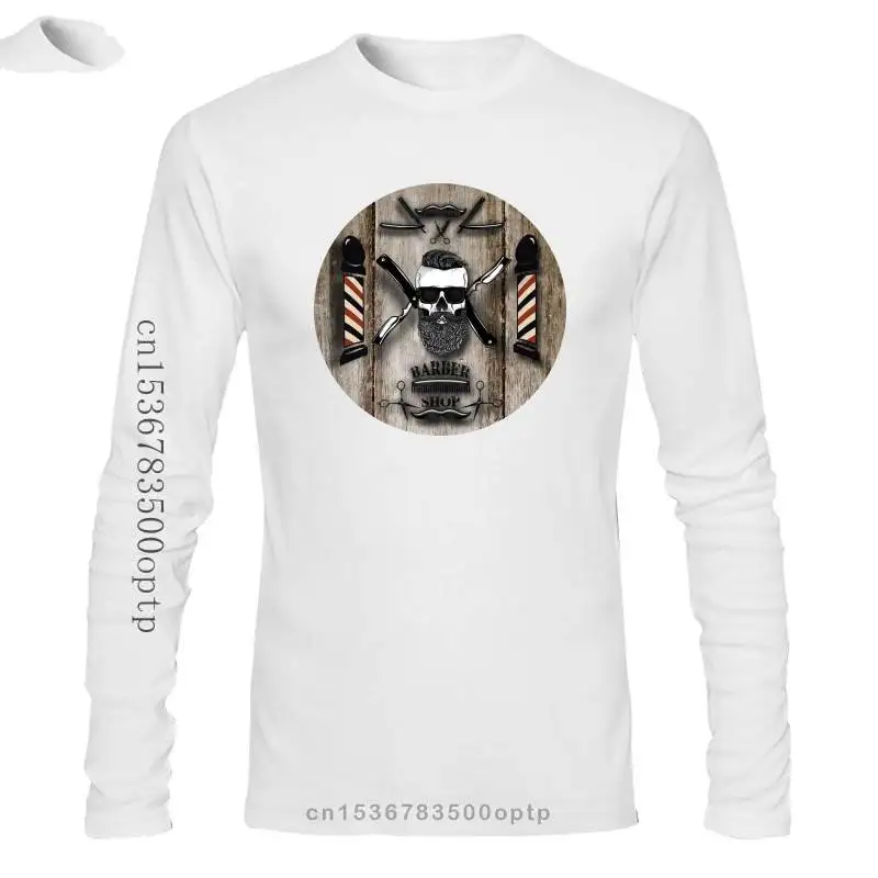 

Новая футболка со скидкой 100% хлопок Мужские Рубашки Новинка Мужская футболка Современная Парикмахерская политическая пользовательская Фу...