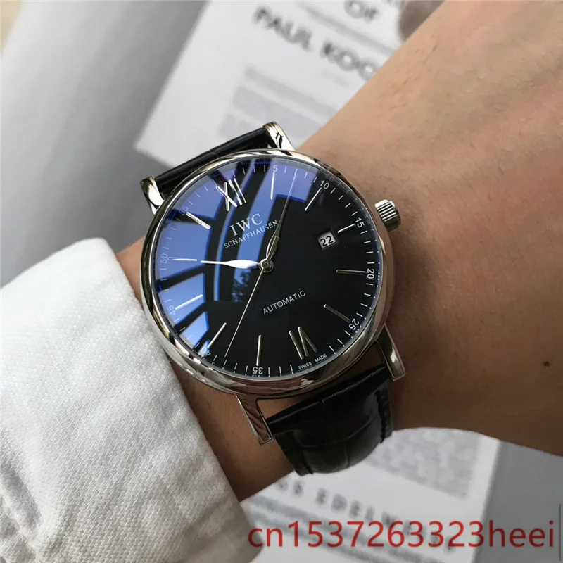 

IWC watch men's skeleton automatic mechanical AAA watch gold skeleton retro men's women watch quartz watch