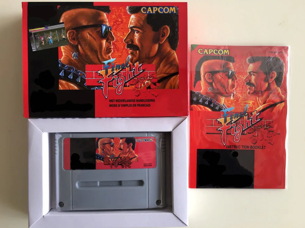 16 бит игры ** Final Fight (PAL версия! Коробка + руководство картридж!)|Игры для консолей| |