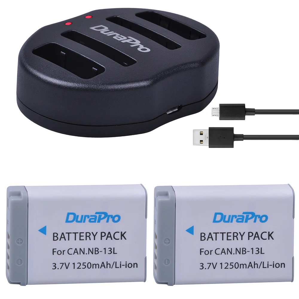 

NB-13L NB 13L Camera Battery +USB Dual Charger for Canon PowerShot G1 X Mark III G5 X G5X G7 X Mark II G7X G9 X G9X SX720 HS