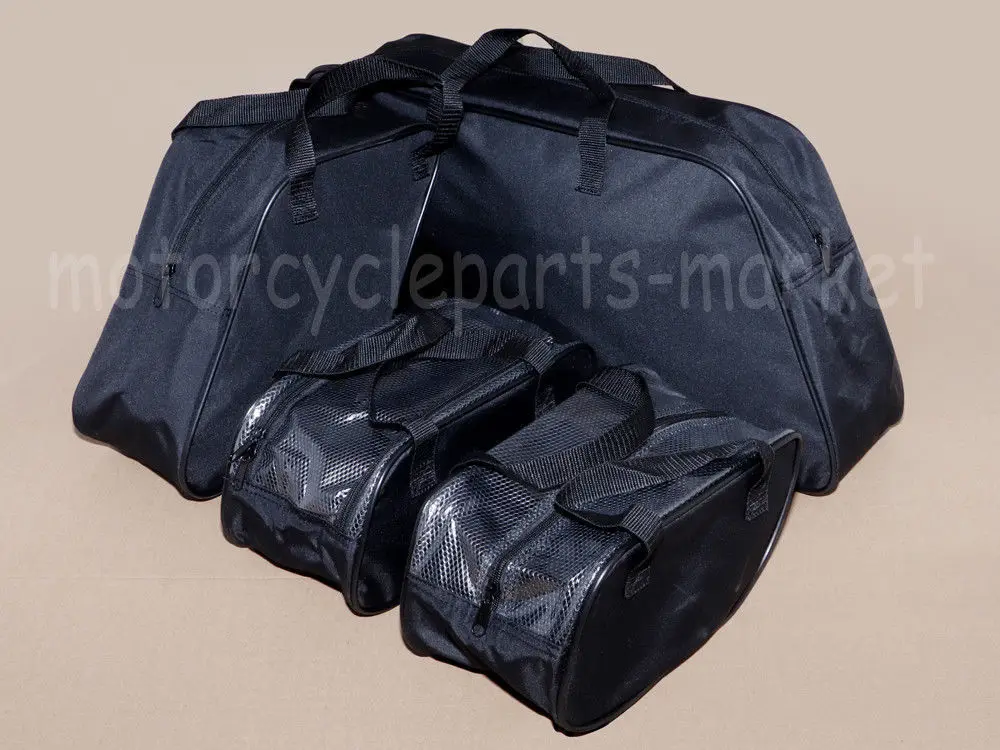 4 Pcs Black Saddlebag Packing Cube Liner Set Bag For Harley Touring FLHT EFI FLHTI CVO Classic FLHTCSE 1996-2013 |