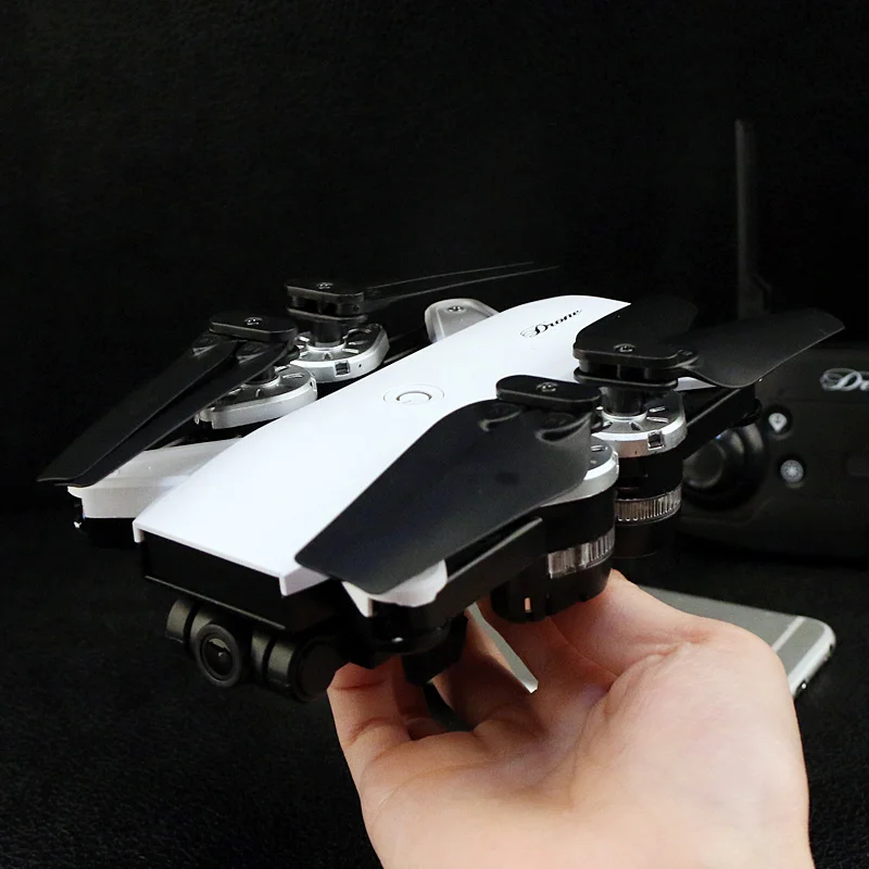 white wifi 720camera XS809W зависания racing вертолет Дроны с камеры hd drone profissional fpv quadcopter самолета световой забавная игрушка для мальчиков - Цвет: white wifi 720camera