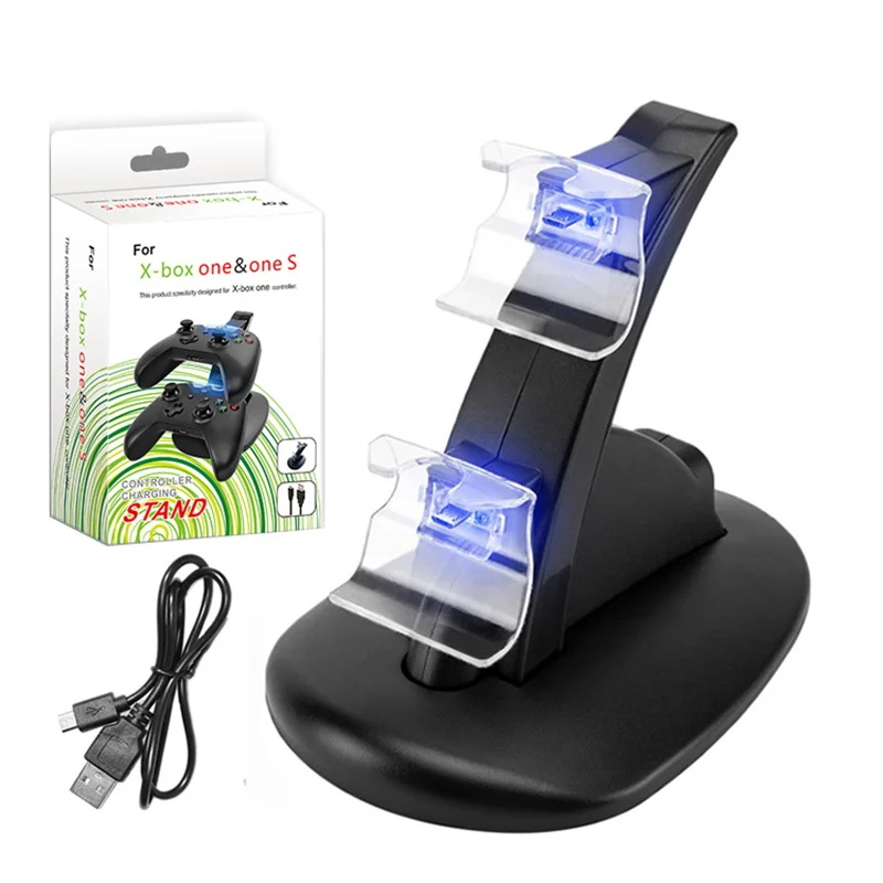 Подставка зарядная для контроллера Xbox One беспроводной контроллер светодиодный