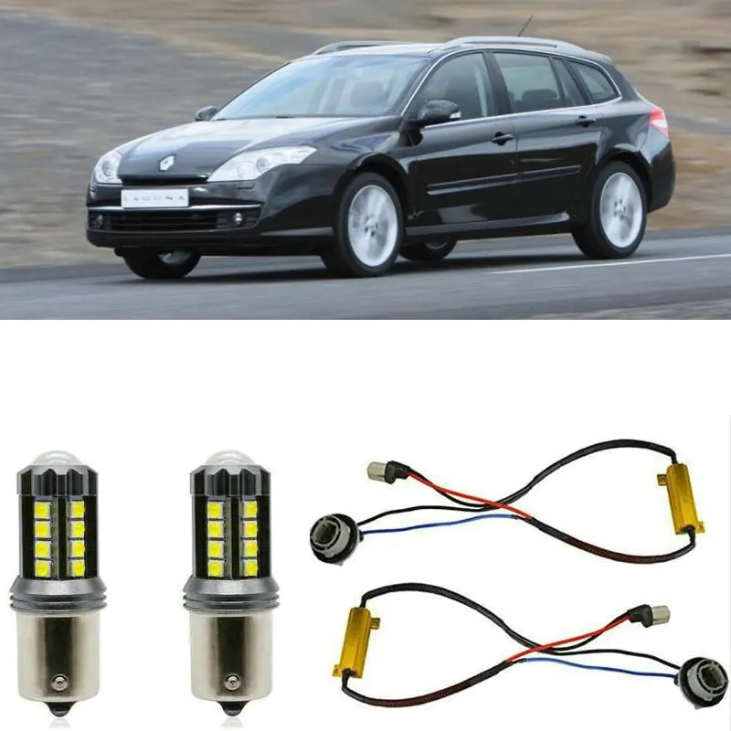 

Fog lamps for RENAULT LAGUNA 3 III Sport Tourer KT0/1 Stop lamp Reverse Back up bulb Front Rear Turn Signal error free 2pc