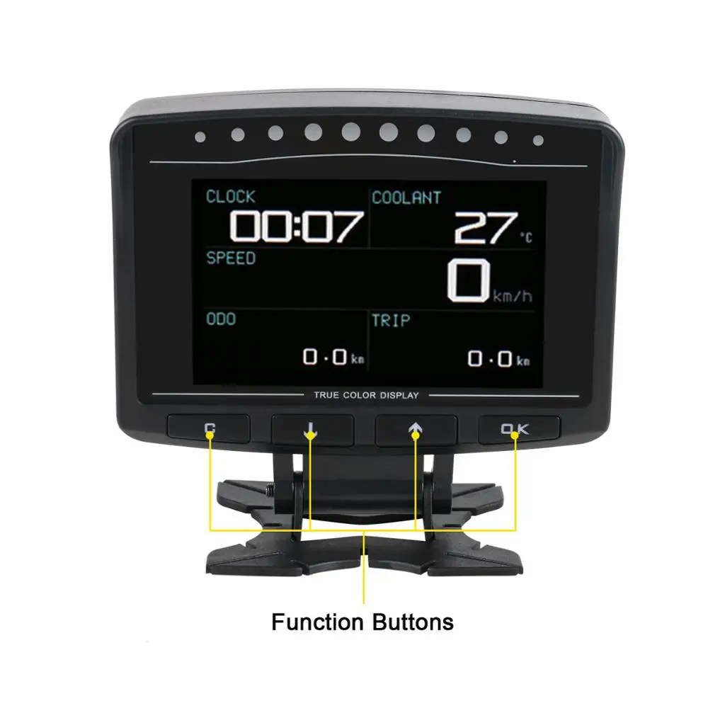 AUTOOL X50 Pro HUD автомобильный компьютер OBD2 II дисплей обнаружения неисправностей спидметр вольтметр температура сигнализации Авто Диагностика