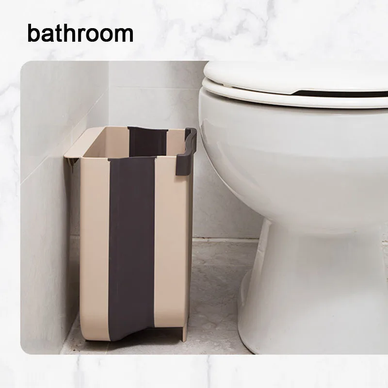 Складное мусорное ведро кухонный шкаф дверь подвесное настенное для ванной