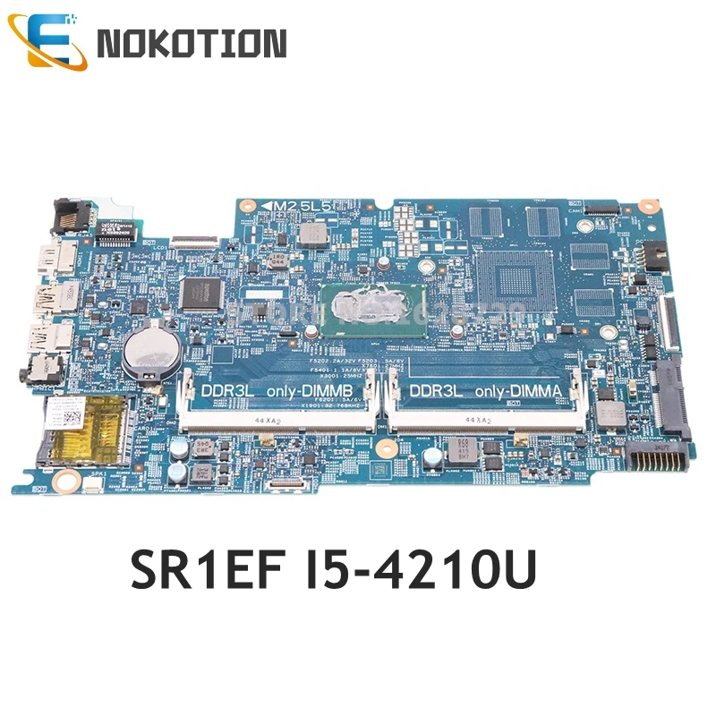 

NOKOTION материнская плата для ноутбука DELL Inspiron 15 7537 ноутбук материнская плата SR1EF I5-4210U DDR3L CN-0K58JN 0K58JN K58JN DOH50 MB 12311-2 KJ7NX
