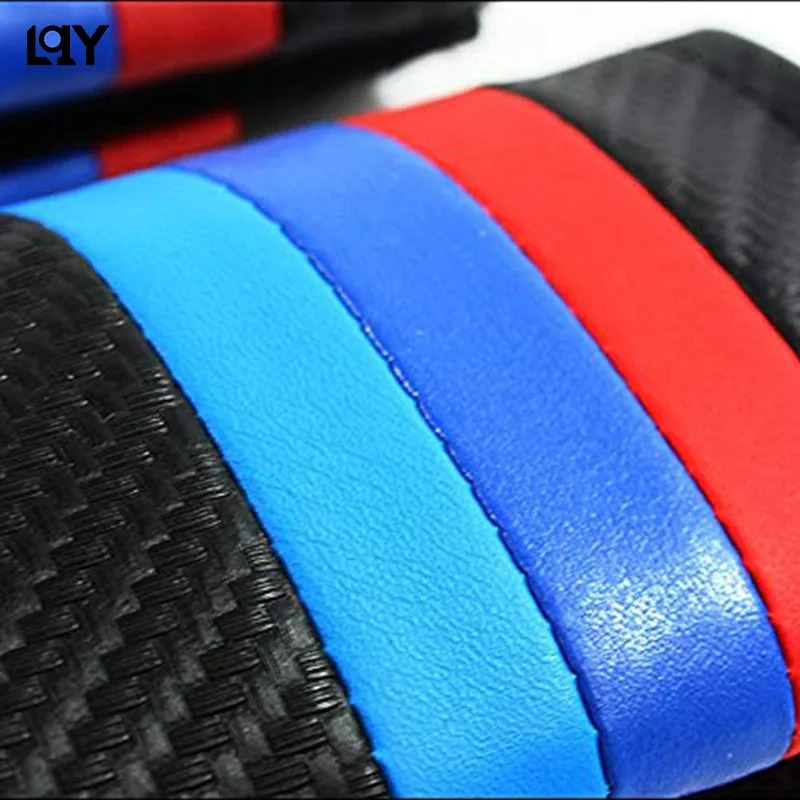 Автомобильные аксессуары чехол для ремня безопасности красный синий BMW e30 e46 E90 E91