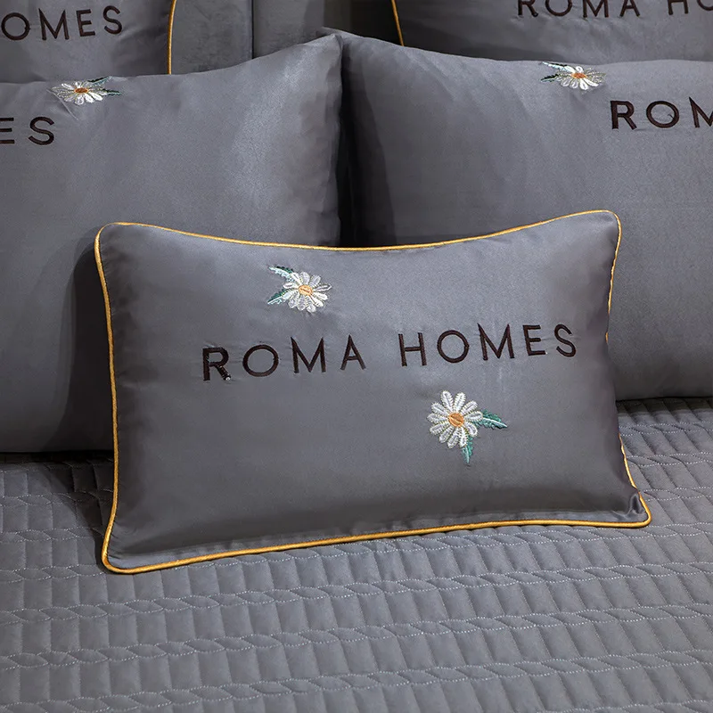 

1pc European Style Solid Color Lace 150 Double Bedspreads Bed Skirt Solid Non-slip Sheet Mattress Cover High Quaility Bed Sheet