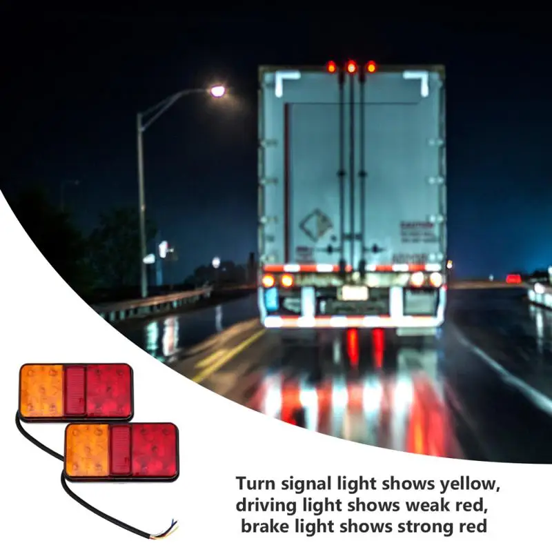 2 шт. задние фонари яркость водонепроницаемый Прочный Премиум сигнальные огни