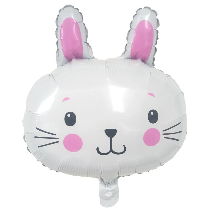 10 шт./лот 18 дюймов голова животного фольги воздушный шар с днем рождения вечерние