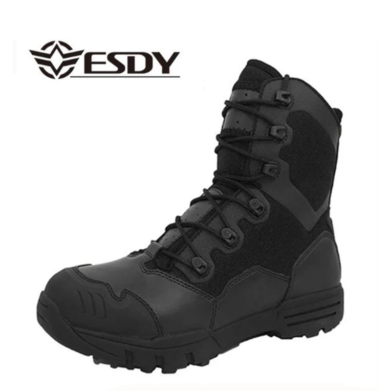 

Winter Men Military Boots Leather Special Force Desert Tactical Combat Army Boots Men's Safty Work Shoes ankle boots