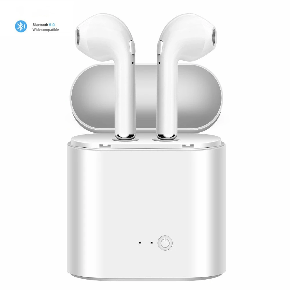 

Bluetooth Earphones Mini Wireless Earbuds Sport Handsfree Earphone Cordless Headset with Charging Box for Xiaomi iPhone