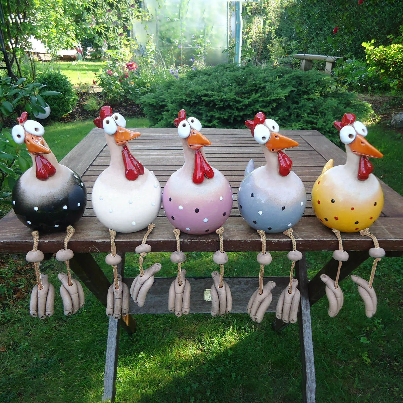 

Art Decor Chicken Lawn Plug Hen Rooster Garden Decoration Outdoor Accessories Garden Ornaments Home Decor Indoor Art Statues