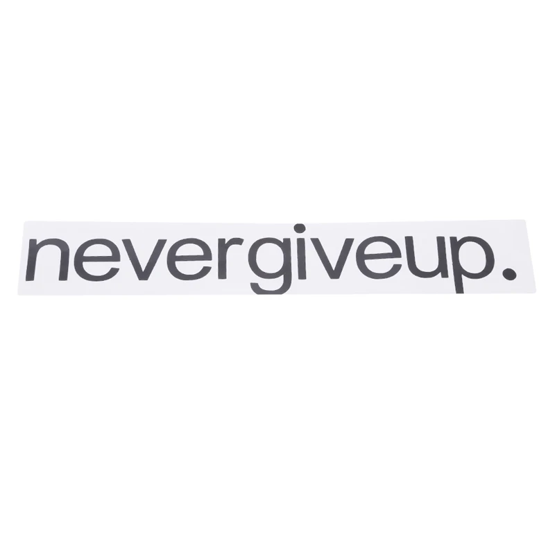 Творческий "Never Give Up", съемные стенки Стикеры Наклейка Цитата Арт Декор с вдохновляющей фразой английский настенные наклейки слова для детей