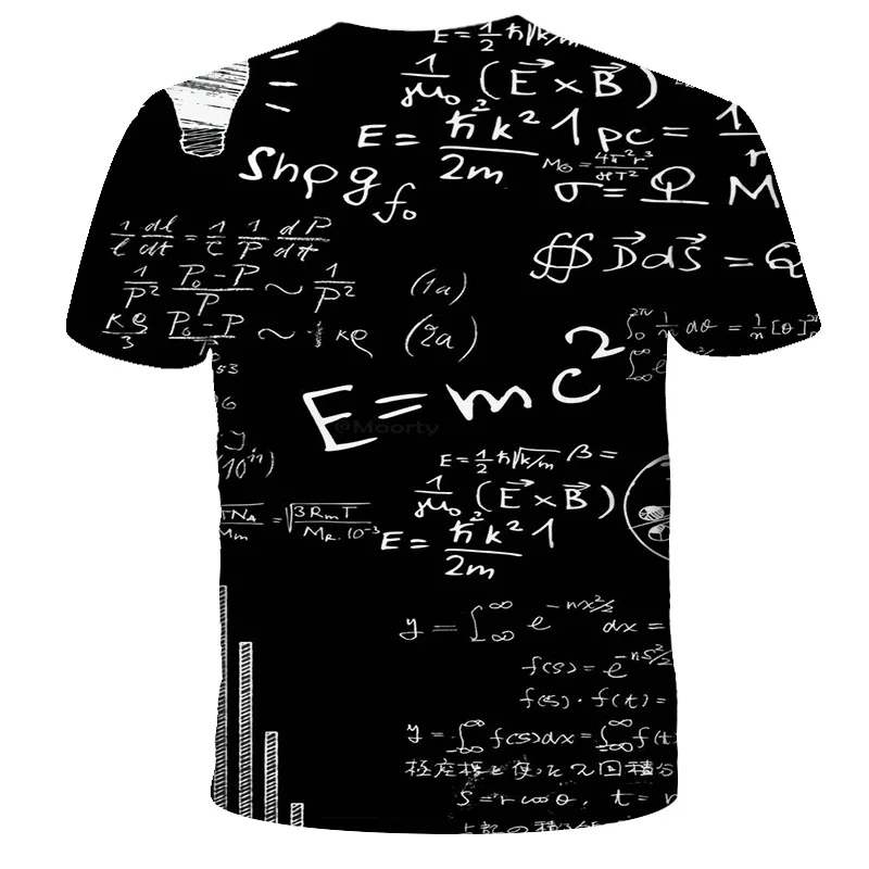 

Osobowo matematyka formuy liczby graficzne 3D drukuj koszulki geometryczny obszar Theroy nauka chemia fizyczna koszulka dziec