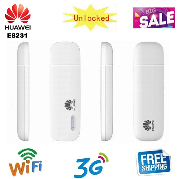 Разблокированный huawei e8231 3g USB Беспроводной модем HSPA+ 21,6 Мбит/с 3g wifi модем USB ключ