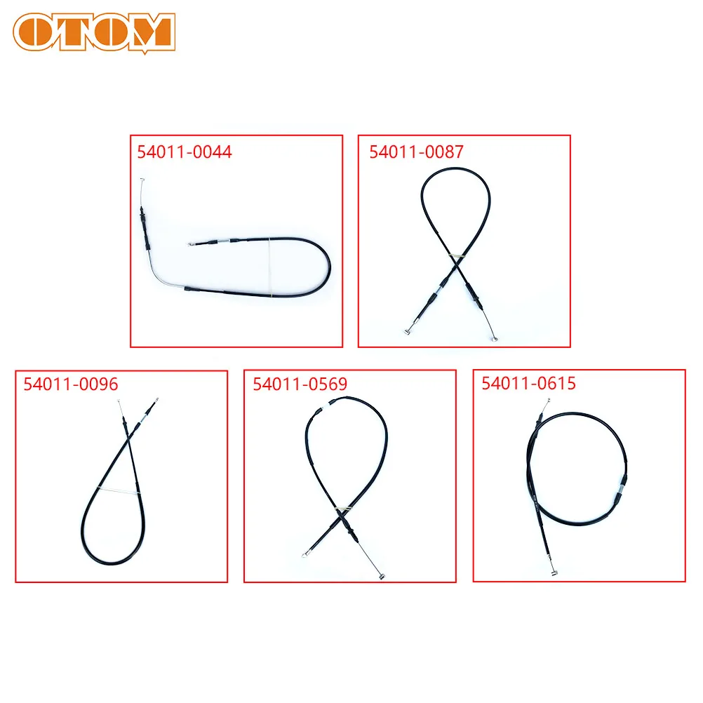 

OTOM Motorcycle Scooter Clutch Line Cable Wire Brake Accelerator Cable Wires For KAWAISAKI KX250 KX250F Off-Road Motocross Parts